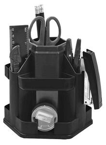 Suport pentru accesorii de birou cu 14 articole, rotire 360 grade, Forofis 91601