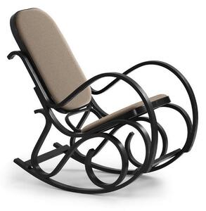 Balansoar din lemn curbat Max Bis Plus, wenge, 52x90x95 cm