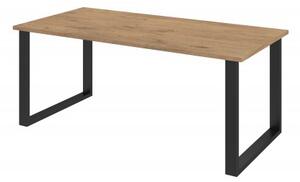 Masă de sufragerie Impie 185x90 (stejar lancelot). 1024633
