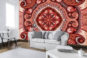 Fototapet - Mozaic roșu (152,5x104 cm)