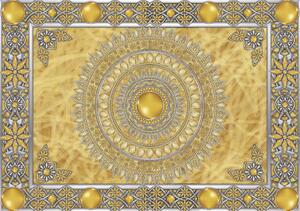 Fototapet - Mandala aurie (152,5x104 cm)