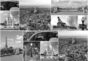 Fototapet - Monumentele Parisului (152,5x104 cm)