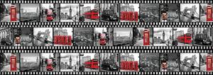 Fototapet - Rolă de film - Londra (152,5x104 cm)