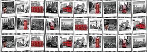 Fototapet - Fotografii din Londra (152,5x104 cm)