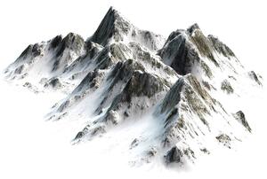 Fototapet - Munții acoperiți cu zăpada (152,5x104 cm)