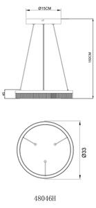 Globo 48046H - Lustră LED ZARA suspendată pe cablu LED/16W/230V 3000K