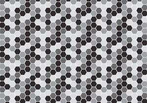 Fototapet - Hexagon mozaic (254x184 cm)