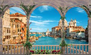 Fototapet - Canalul Grande din Veneția (254x184 cm)
