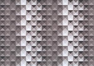 Fototapet - Cuburi gri (254x184 cm)