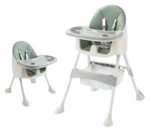 Scaun de masa pentru bebelusi, reglabil pe intaltime, Vernil- SMB-04
