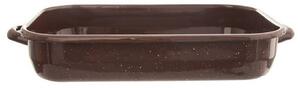 Orion Tavă de copt emaila Brown, 37,5 x 24 x 7 cm , L