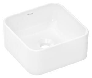 Hansgrohe Xuniva Q lavoar 30x30 cm pătrat de blat alb mat 61074450