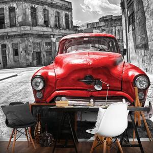 Fototapet - Mașina Vintage Cubaneză (254x184 cm)