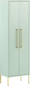 Dulap baie Sarah 450, 2 uși, PAL, 46,2x154,7 cm, verde mentă