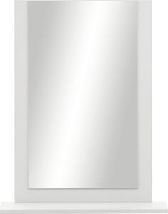 Oglindă baie rectangulară cu poliță Jonte SE 600 60x80 cm alb cretă