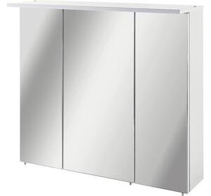 Dulap baie cu oglindă Profil, 3 uși, PAL, 70,5x72,3 cm, alb