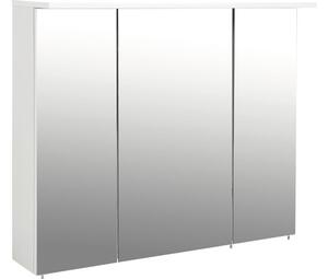 Dulap baie cu oglindă Profil, 3 uși, PAL, 90x72,3 cm, alb