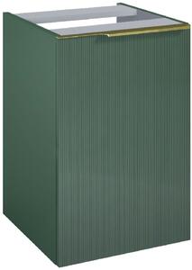 Elita Soho dulap 40x45.3x63.5 cm laterala pe perete verde RE080402047010