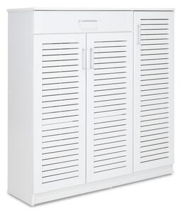 Dulap Pantofi Model Lilith, Alb, 120x37x123 cm