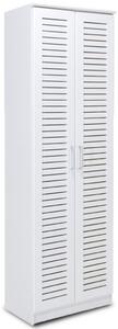 Dulap Pantofi Sante 21 Perechi Alb 60x37x183 cm