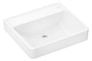 Hansgrohe Xanuia Q lavoar 55x48 cm dreptunghiular clasică alb luciu 61148450