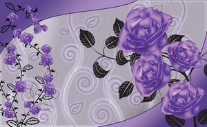 Fototapet - Trandafir violet (254x184 cm)