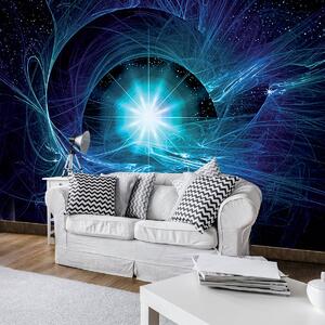 Fototapet - Supernova albastră abstractă (254x184 cm)