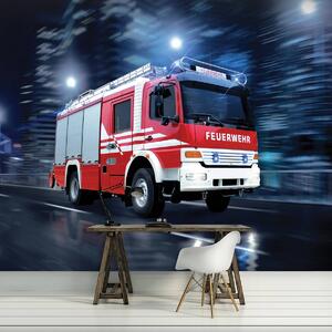 Fototapet - Mașina pompierilor (152,5x104 cm)