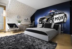 Fototapet - Mașina de poliție (152,5x104 cm)