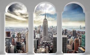 Fototapet - Privie spre New York Pillars (152,5x104 cm)