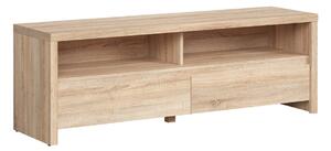 Comodă TV Nolroma 128, Stejar Sonoma, PAL laminat, 49x144x41cm, 31 kg