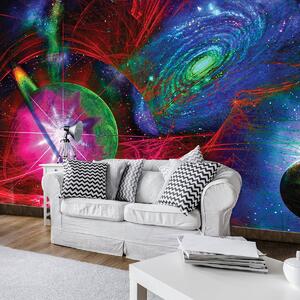 Fototapet - Cosmos coloat abstract (254x184 cm)