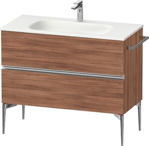 Duravit Sivida dulap 101x47.7x59.2 cm sub chiuveta pe perete nucă-crom SV4652010790000