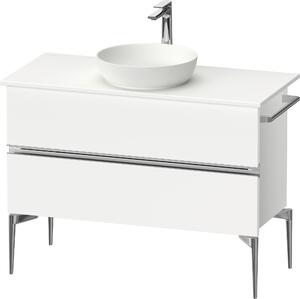 Duravit Sivida dulap 104.5x47.5x54.8 cm sub chiuveta pe perete alb-crom SV4659010180000