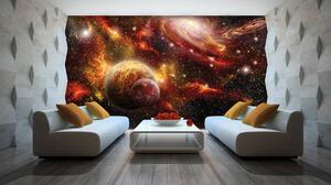 Fototapet - Cosmos colorat (254x184 cm)