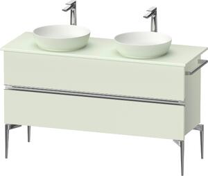 Duravit Sivida dulap 131.5x47.5x54.8 cm sub chiuveta pe perete verde-crom SV4661010HH0000