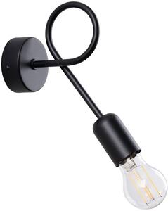 Sollux Lighting Supeł lampă de perete 1x15 W negru SL.1433