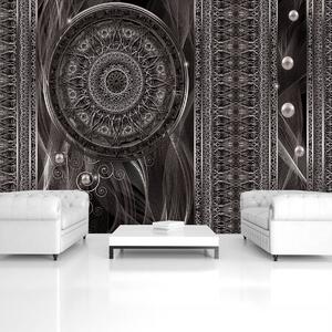 Fototapet - Abstracție cu vise alb negre (152,5x104 cm)