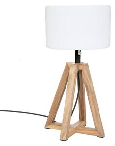 Lampa pentru terasa Matia, cadru din lemn de salcam, inaltime 58 cm