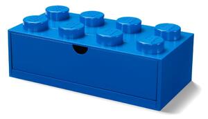 Cutie cu sertar pentru birou LEGO®, 31 x 16 cm, albastru
