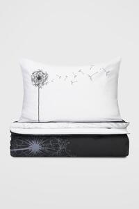 Lenjerie de pat Simply Dandelion alb-negru 140x200 cm