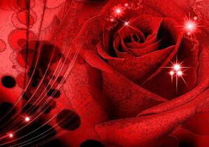 Fototapet - Trandafir roșu (152,5x104 cm)