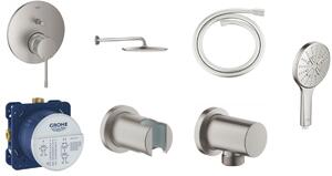 Set cap de duș Grohe Rainshower 26066DC0, baterie cadă-duș Grohe Essence 24058DC1, 26574DC0, 27057DC0, 35600000, 27074DC0, 28362DC0