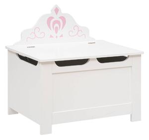 Cutie pentru jucării Winter Crown, alb, 57 x 40 x 55 cm
