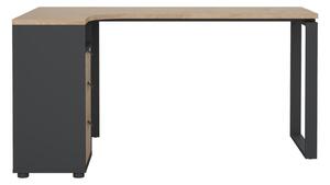 Birou cu blat cu aspect de lemn de stejar 100x150 cm Sign – Tvilum