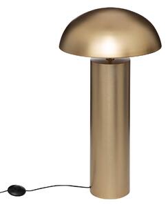 Lampă de podea pentru living CHAMPI, aurie, formă de ciupercă, înălțime 97 cm