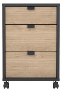 Dulap gri antracit/cu aspect de lemn de stejar 41x61 cm Sign – Tvilum