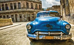 Fototapet - Mașina Vintage Cubaneză (152,5x104 cm)