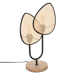 Lampă decorativă OLME, împletitură de rattan, înălțime 44 cm