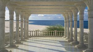 Fototapet - Plaja mării, nisip, peisaj (152,5x104 cm)